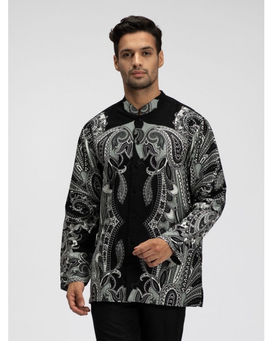 Duman Paisley Long Sleeve Kaftan