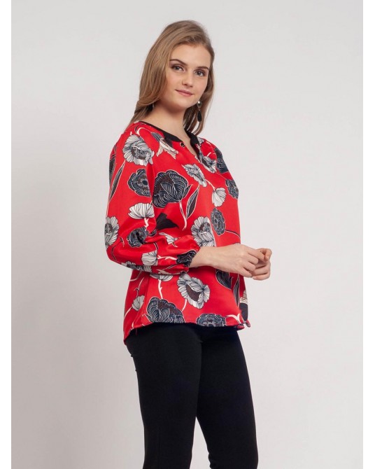 Callista Scarlet Blouse