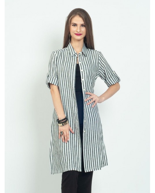 Ayana Stripes Tunic Shirt