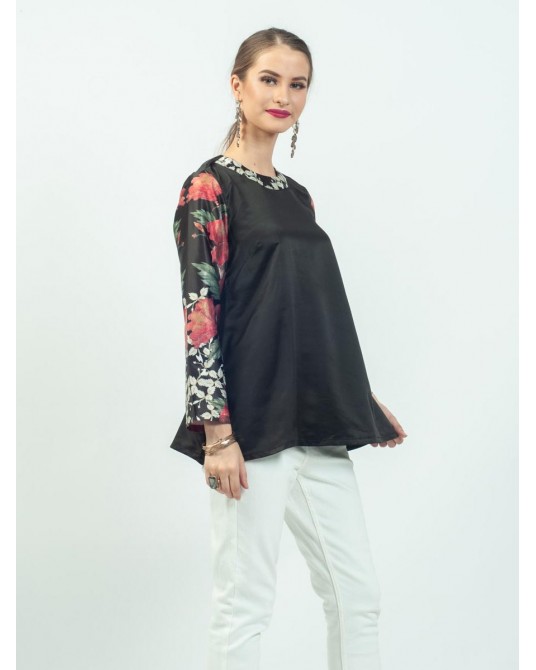 Callista Hibiscus Flower Blouse