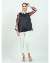 Callista Hibiscus Flower Blouse