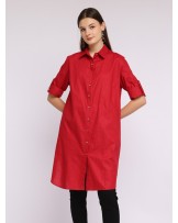 Valley Cherry Shirt Dress