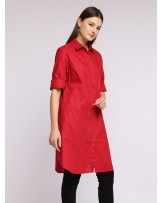 Valley Cherry Shirt Dress