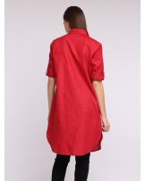 Valley Cherry Shirt Dress