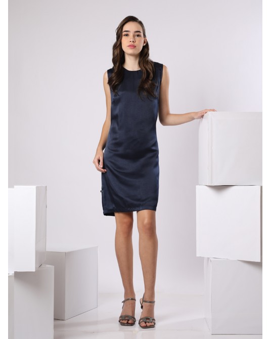 Inner Navy Midi Dress