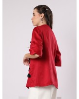 Liany Red Petals Jacket