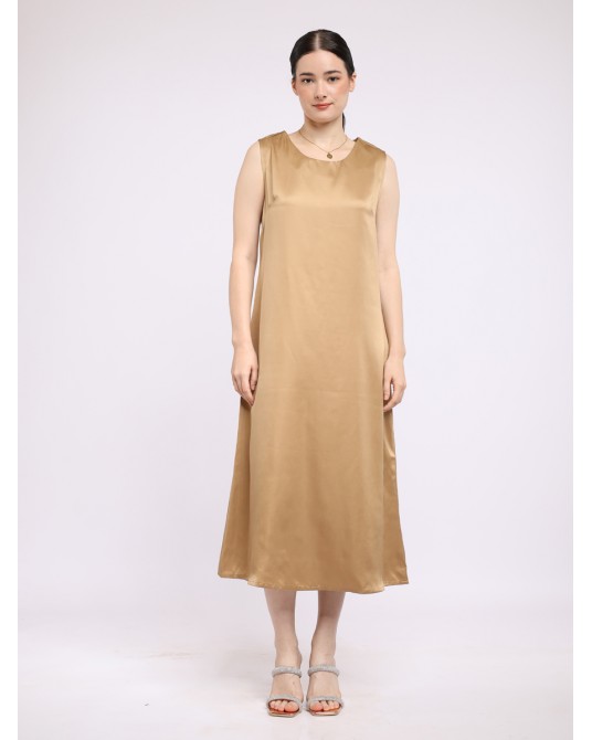 Milica Golden Brown Dress