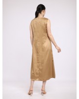 Milica Golden Brown Dress