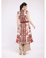 Rubby Ikat Long Vest