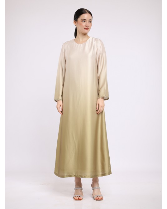 Fahira Olive Gradation Dress