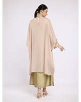 Yara Creamy Olive Kaftan