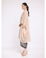 Yara Creamy Olive Kaftan