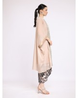 Yara Creamy Olive Kaftan