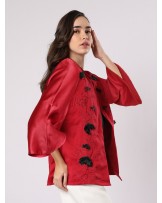 Liany Red Petals Jacket