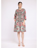 Grey Barong Ikat Jacket