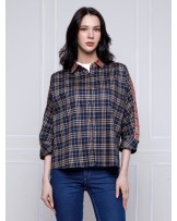 Blue Red Check Boggy Shirt