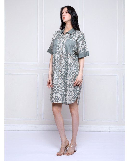 Ethics Jade Cocoon Shirt Dress