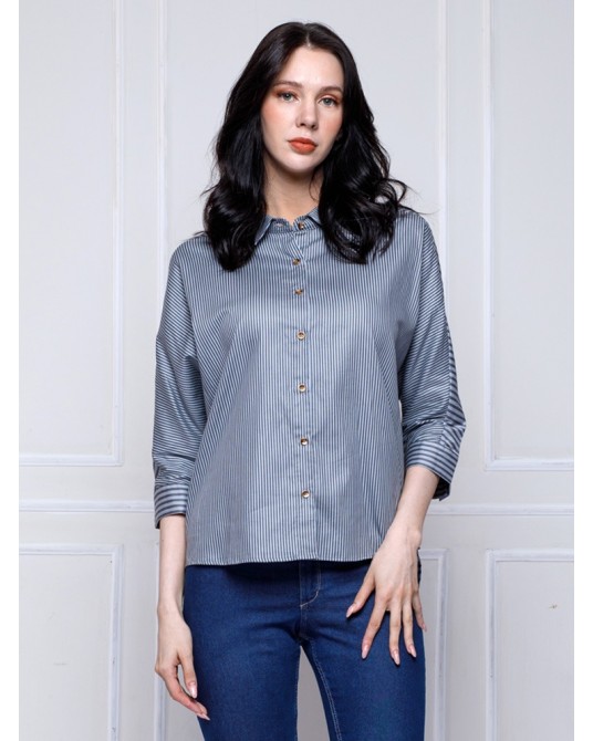 Stripey Grey Boggy Shirt