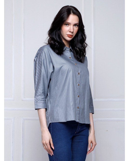 Stripey Grey Boggy Shirt