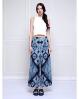 Blue Tie Dye Palazzo Pants
