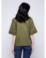 Olive Blomish Shirt