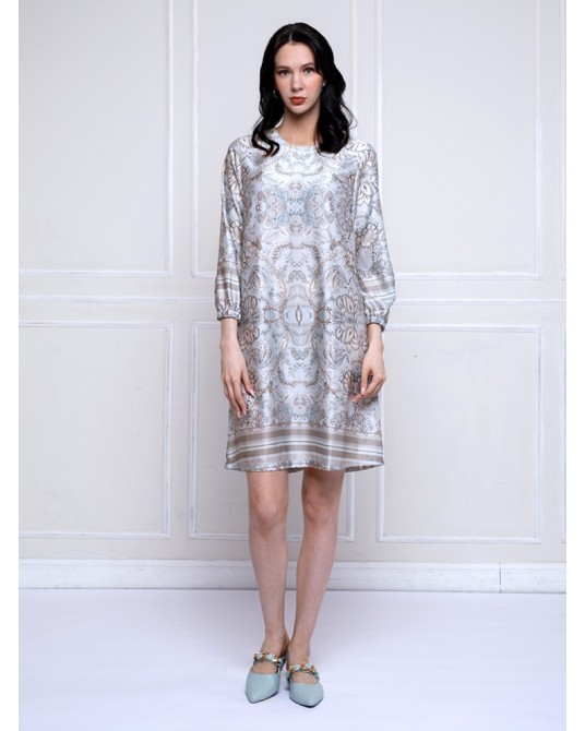 Winter Flower H-Line Dress