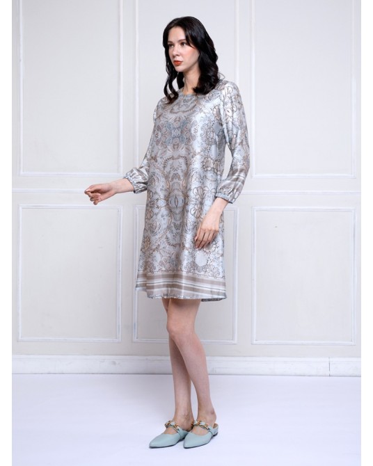 Winter Flower H-Line Dress