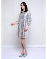 Winter Flower H-Line Dress