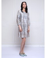 Winter Flower H-Line Dress