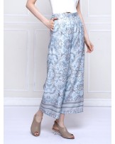 Winter Flower Palazzo Pants