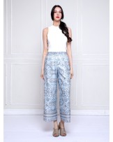 Winter Flower Palazzo Pants
