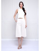Off-White Cropped Culottes
