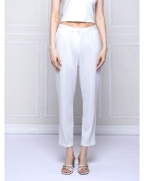 The Modern Tailored Off-White Trouser