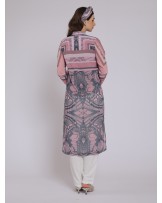 Pink Butterfly Tunic Shirt