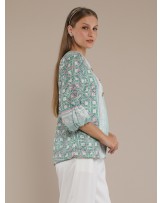 Pinkish Green Short Jacket