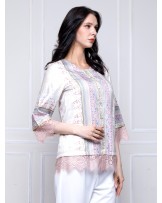 Boho Spring Garden Shirt