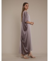 Ombre Mocca Butterfly Kaftan Dress