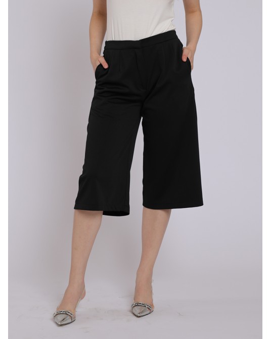 Black Cropped Culottes