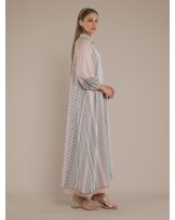 Green Suji  Abaya Dress