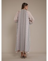 Green Suji  Abaya Dress