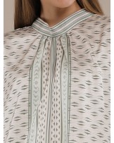 Green Suji  Abaya Dress