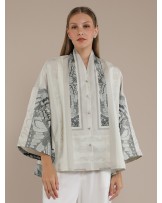 Sage Butterfly Kimono Blouse