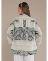 Sage Butterfly Kimono Blouse