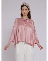 Pink Ponco Kaftan Blouse