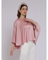 Pink Ponco Kaftan Blouse