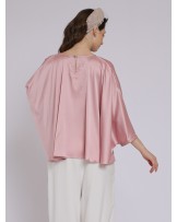 Pink Ponco Kaftan Blouse