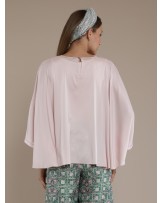 Blush Ponco Kaftan Blouse