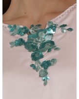 Blush Ponco Kaftan Blouse