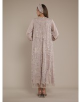 Blush Butterfly Abaya Dress