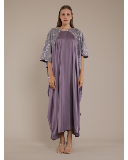 Taro Butterfly Kaftan Dress